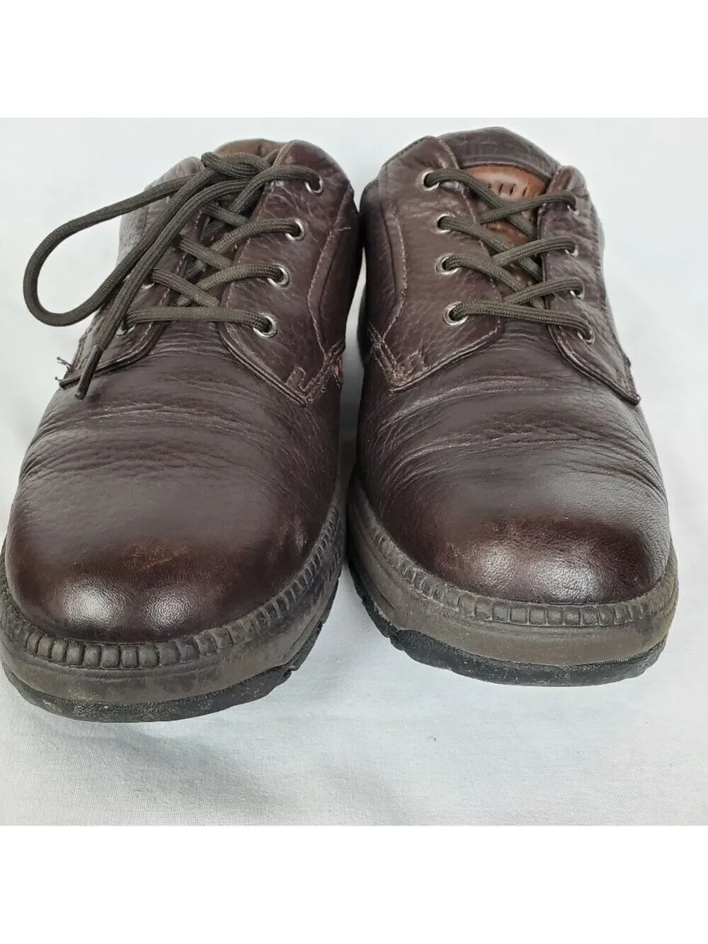 Timberland sz 11 leather lace up shoes rubber sole